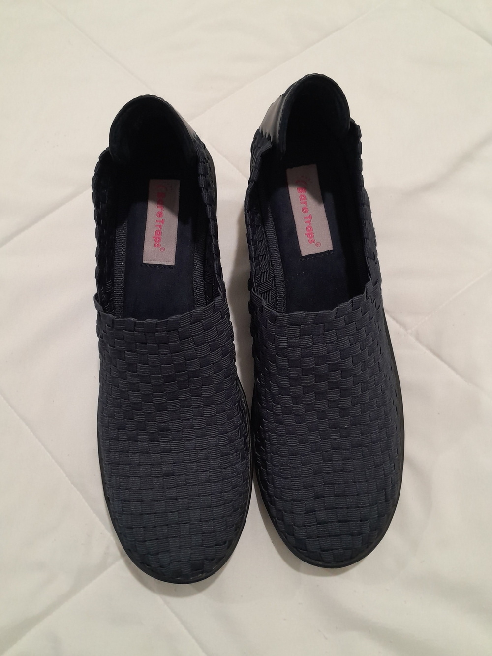 BareTraps Ulricka Woven Slip-On Shoes – Women’s Size 9 – Navy – NEW